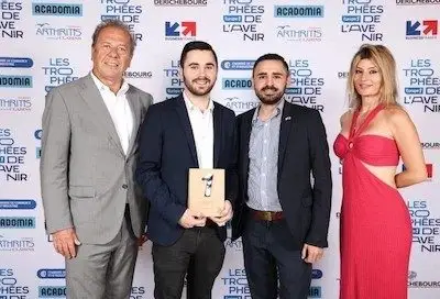 Corentin et Clotaire Marmignon, lauréats des Trophées Europe 1 de l'Avenir