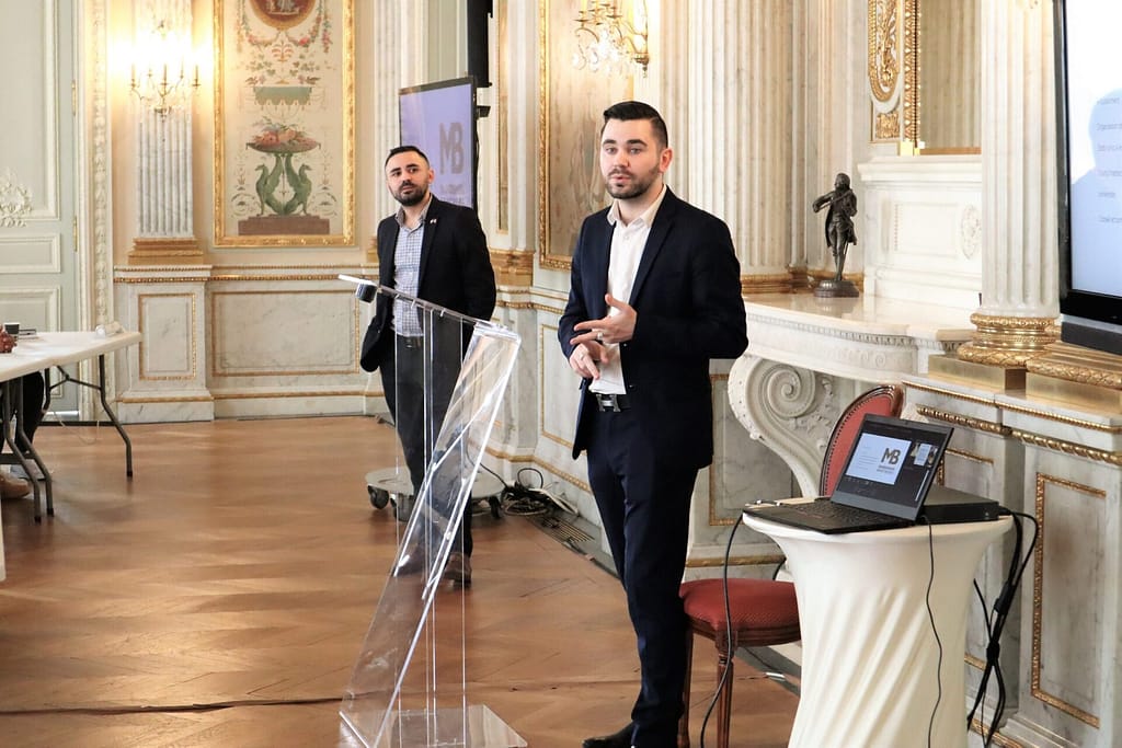 Marmignon Brothers à un meeting